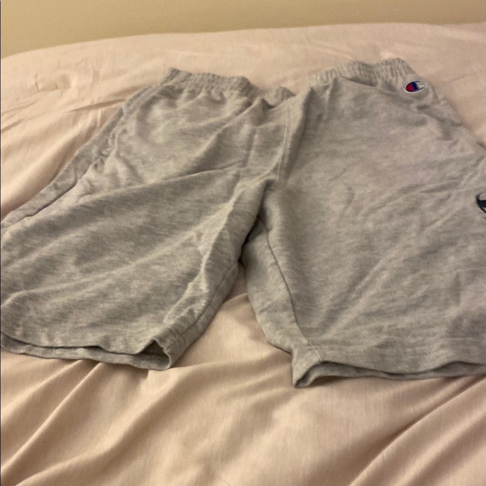 Champion Heather Gray Men's Athletic Shorts